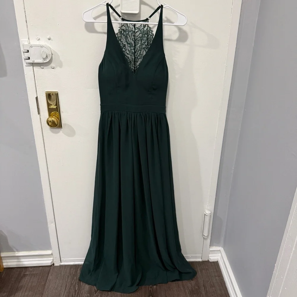 lulus a line dress Lulus Fields Chiffon Strapless A-Line Maxi Prom Dress, Womens, S, Butter Yellow